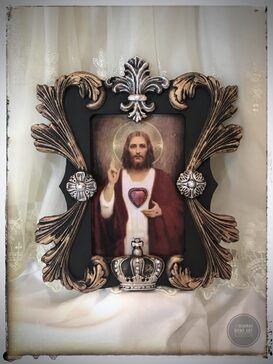 Sacred Heart of Jesus ~ Chambers ~ Wall Plaque 